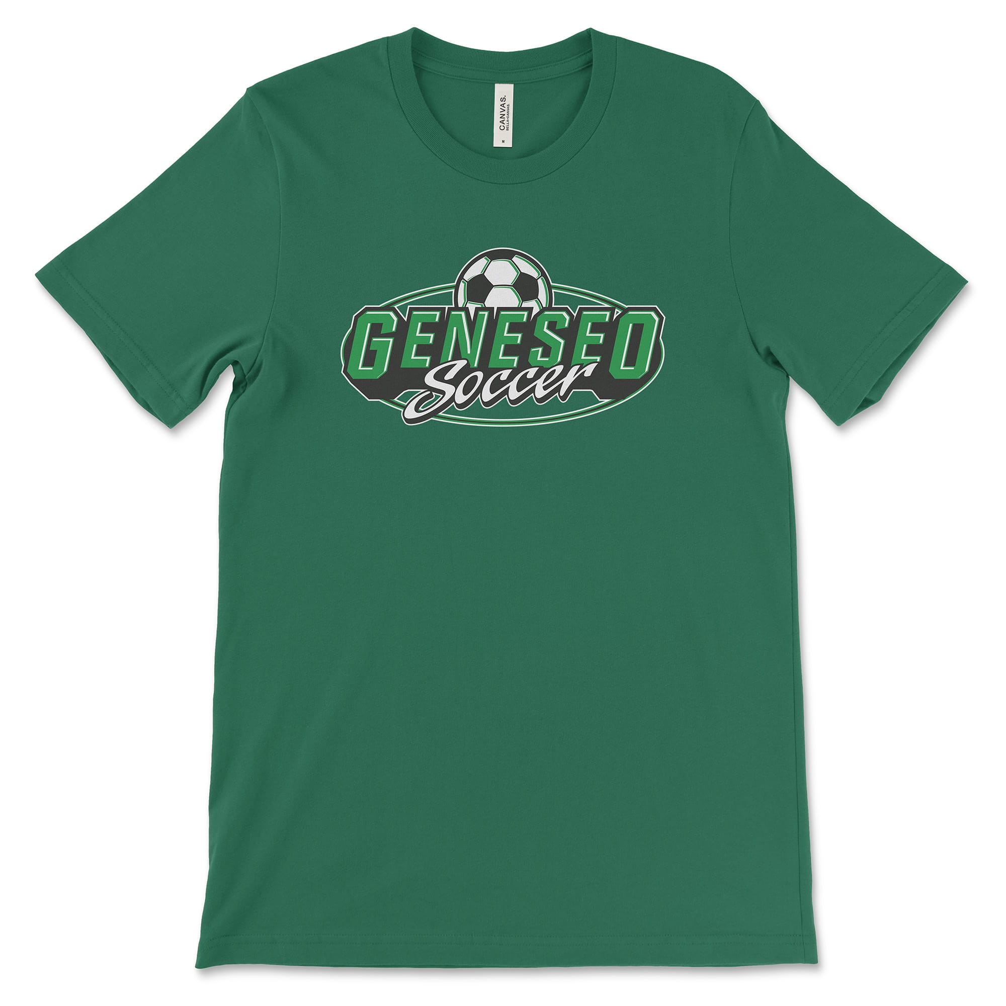 Geneseo Soccer | GS6 (White, Kelly, Black) | Unisex Tee