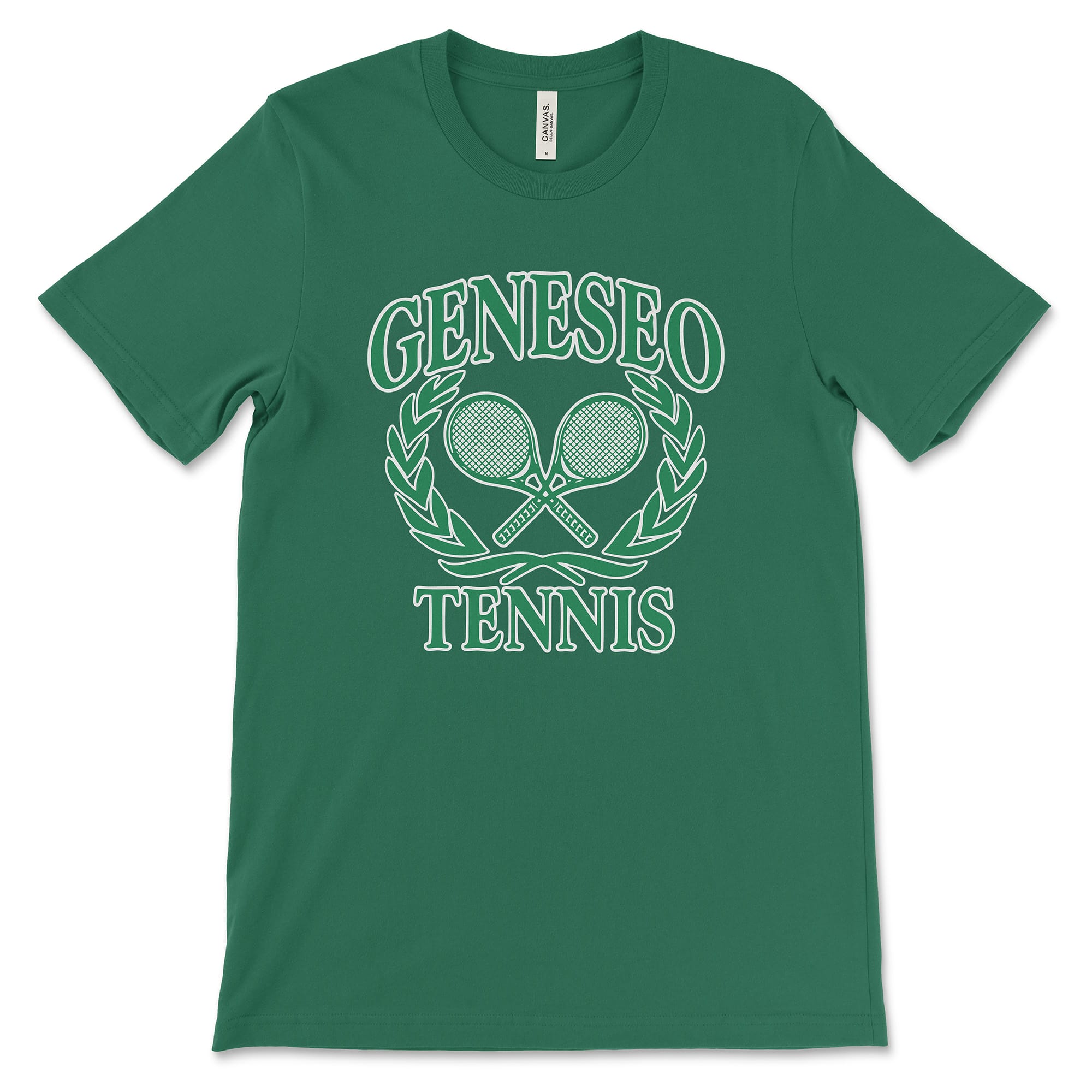 Geneseo Tennis | GTN7 (White, Kelly) | Unisex Tee