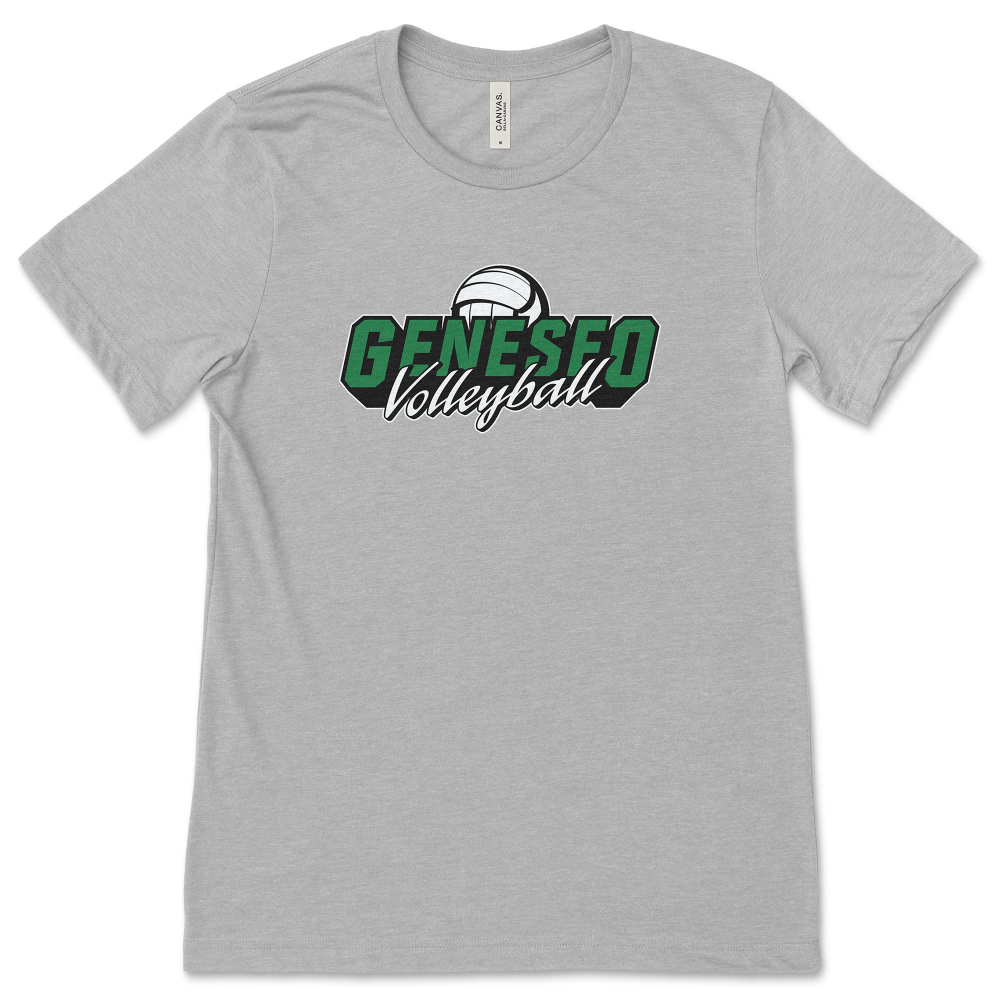 Geneseo Volleyball | GV1 (White, Black, Kelly) | Unisex Tee