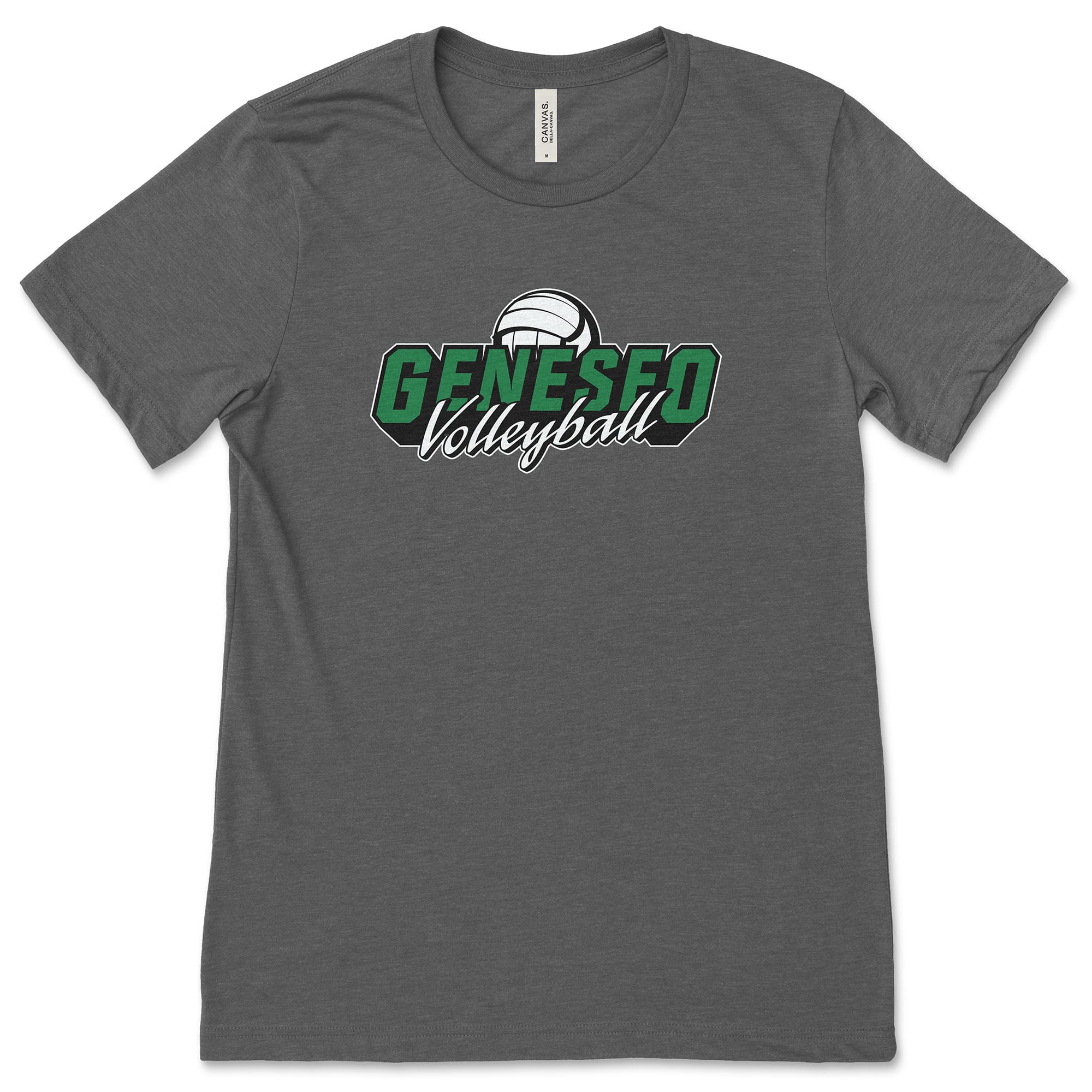 Geneseo Volleyball | GV1 (White, Black, Kelly) | Unisex Tee