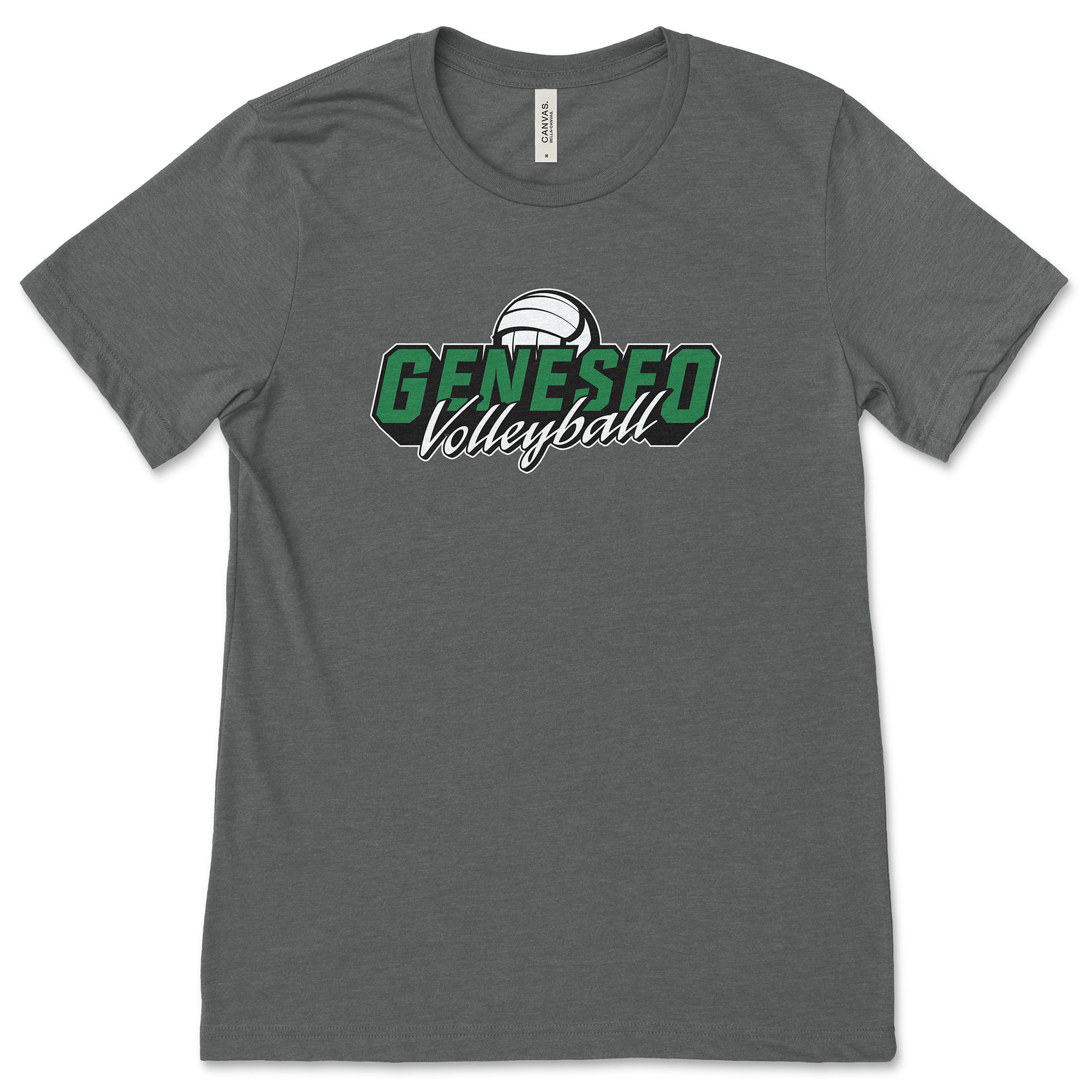 Geneseo Volleyball | GV1 (White, Black, Kelly) | Unisex Tee