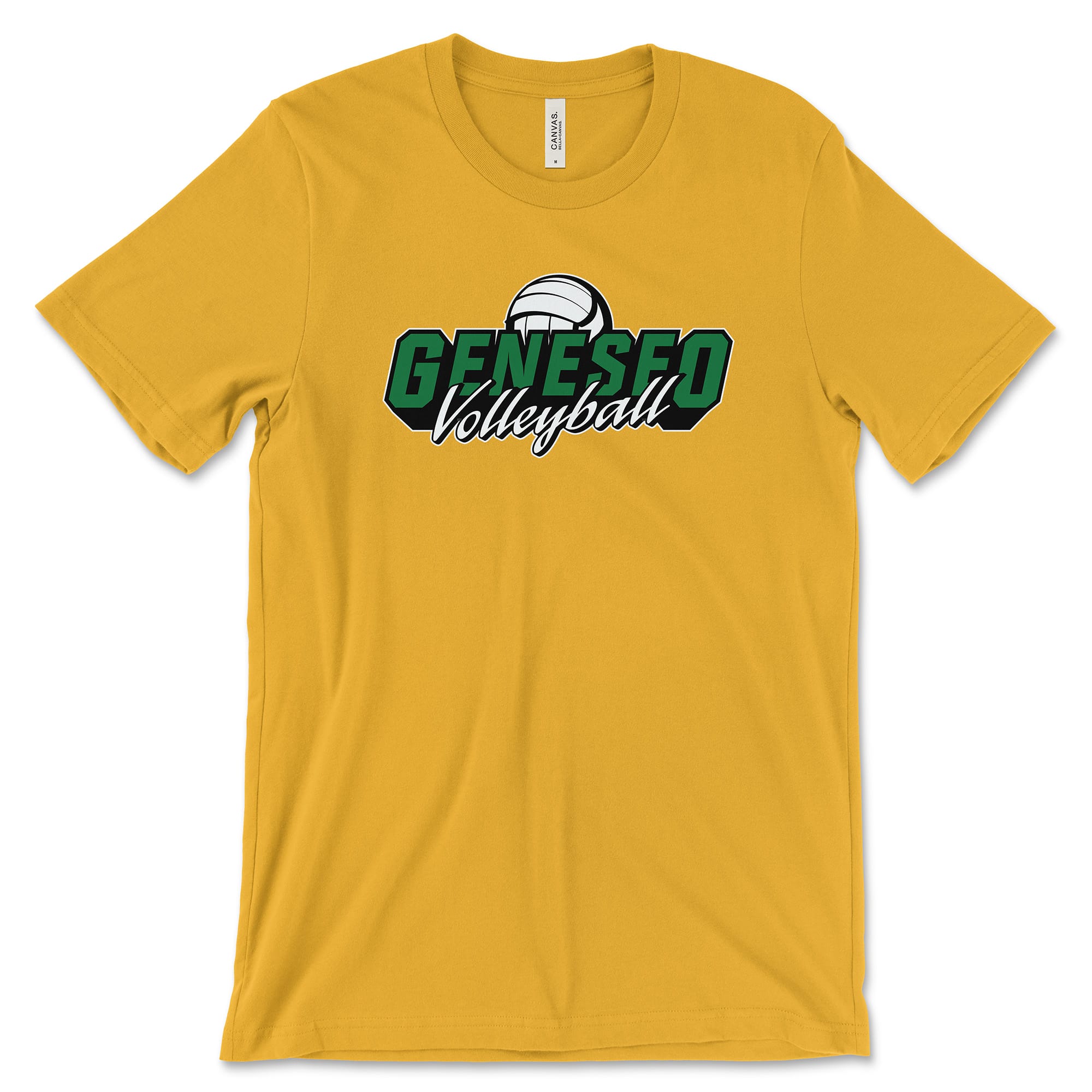 Geneseo Volleyball | GV1 (White, Black, Kelly) | Unisex Tee