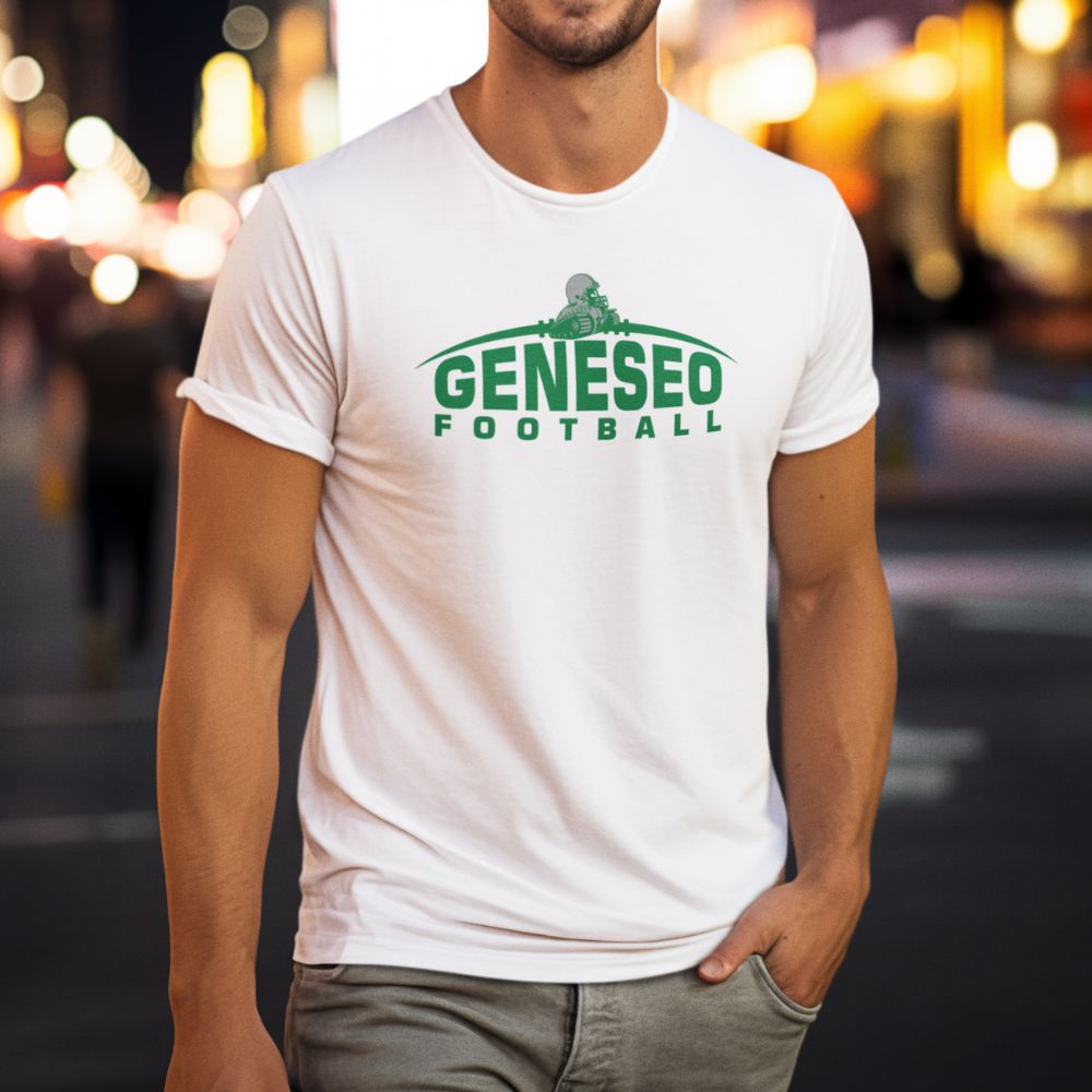 Geneseo Green Machine Football | GF20 (Kelly, Grey) | Unisex Tee