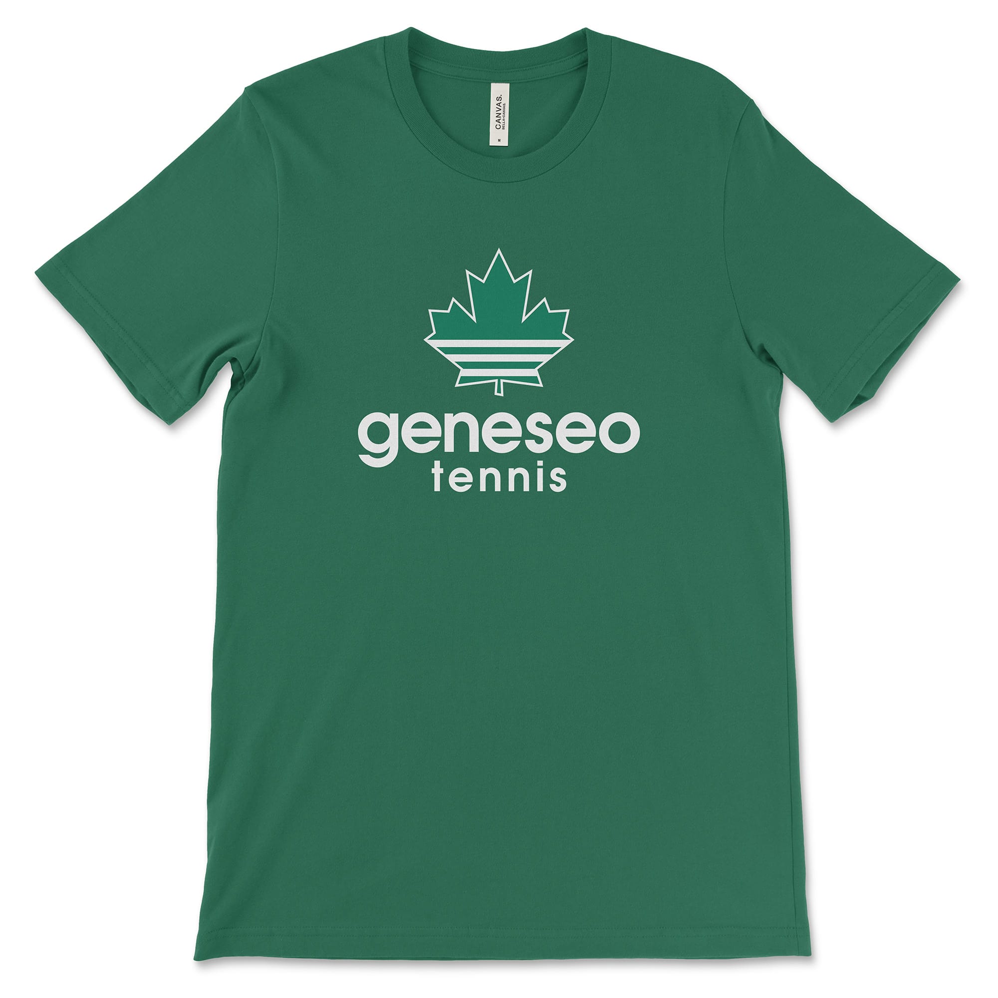 Geneseo Tennis | GTN10 (White, Kelly) | Unisex Tee