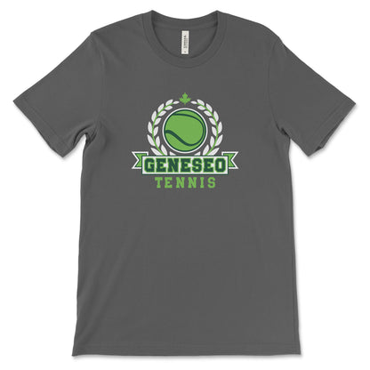 Geneseo Tennis | GTN11 (White, Green) | Unisex Tee