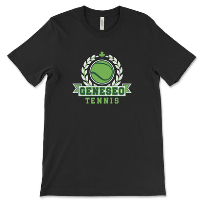 Geneseo Tennis | GTN11 (White, Green) | Unisex Tee