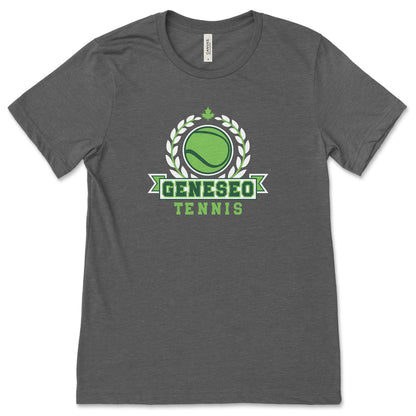 Geneseo Tennis | GTN11 (White, Green) | Unisex Tee