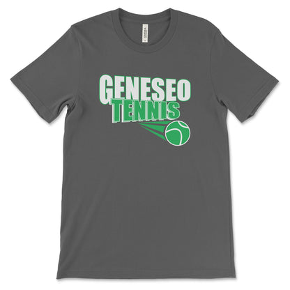 Geneseo Tennis | GTN14 (White, Kelly) | Unisex Tee