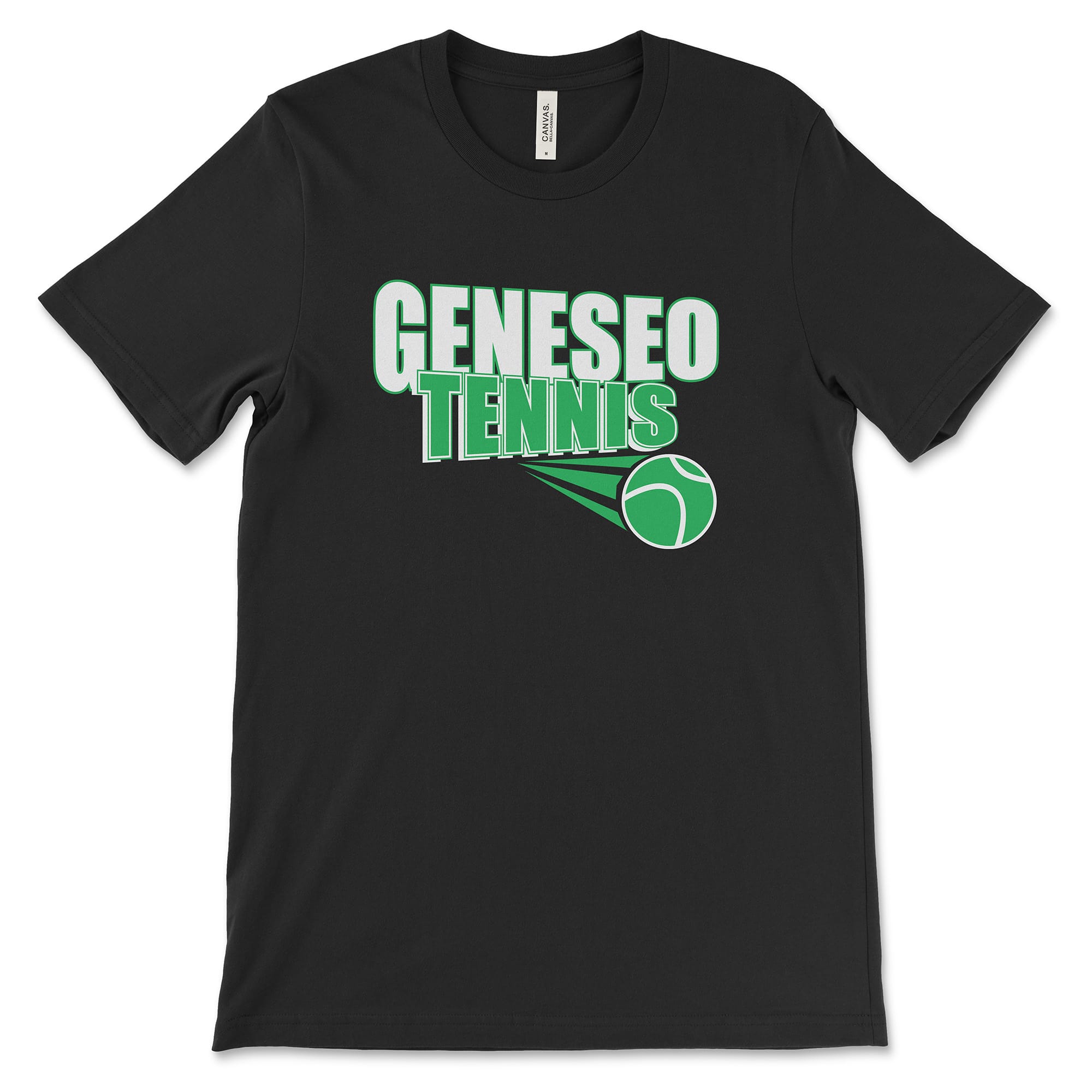 Geneseo Tennis | GTN14 (White, Kelly) | Unisex Tee