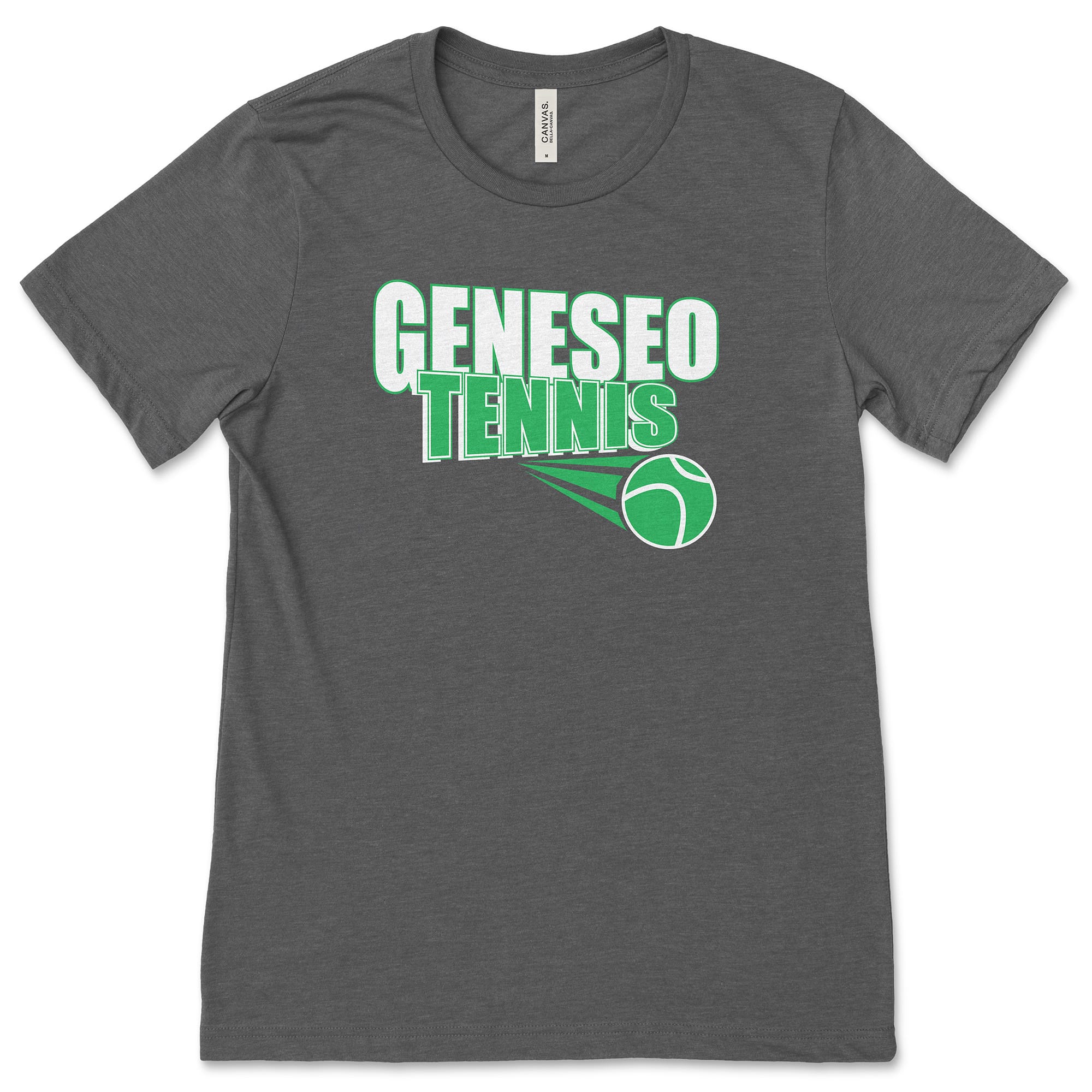 Geneseo Tennis | GTN14 (White, Kelly) | Unisex Tee