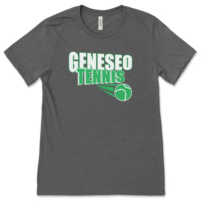 Geneseo Tennis | GTN14 (White, Kelly) | Unisex Tee