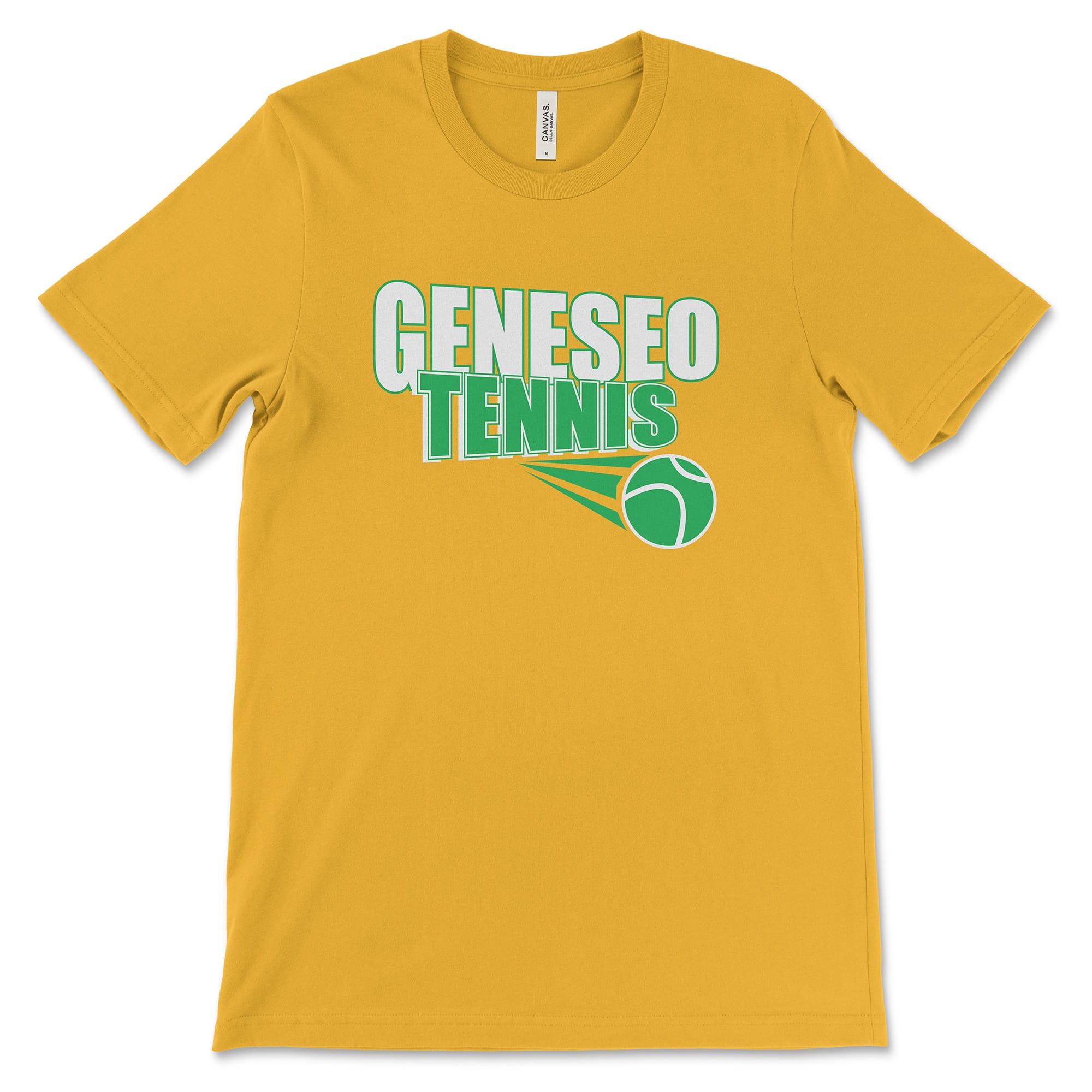 Geneseo Tennis | GTN14 (White, Kelly) | Unisex Tee
