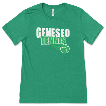 Geneseo Tennis | GTN14 (White, Kelly) | Unisex Tee