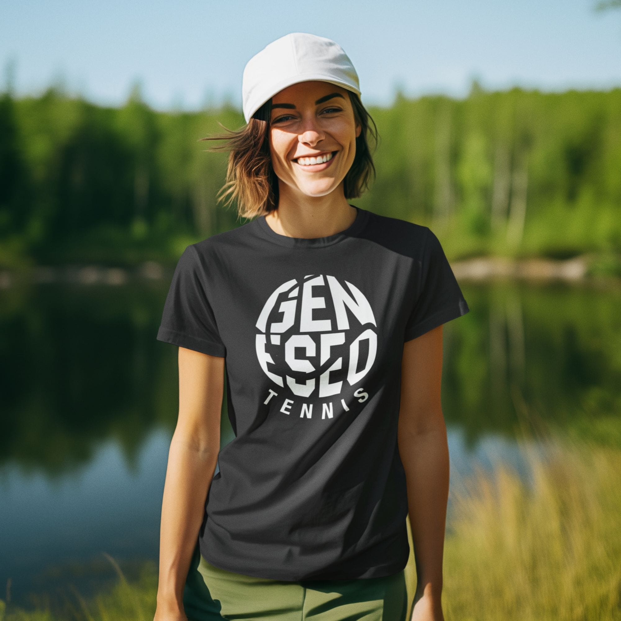 Geneseo Tennis | GTN20 (White) | Unisex Tee