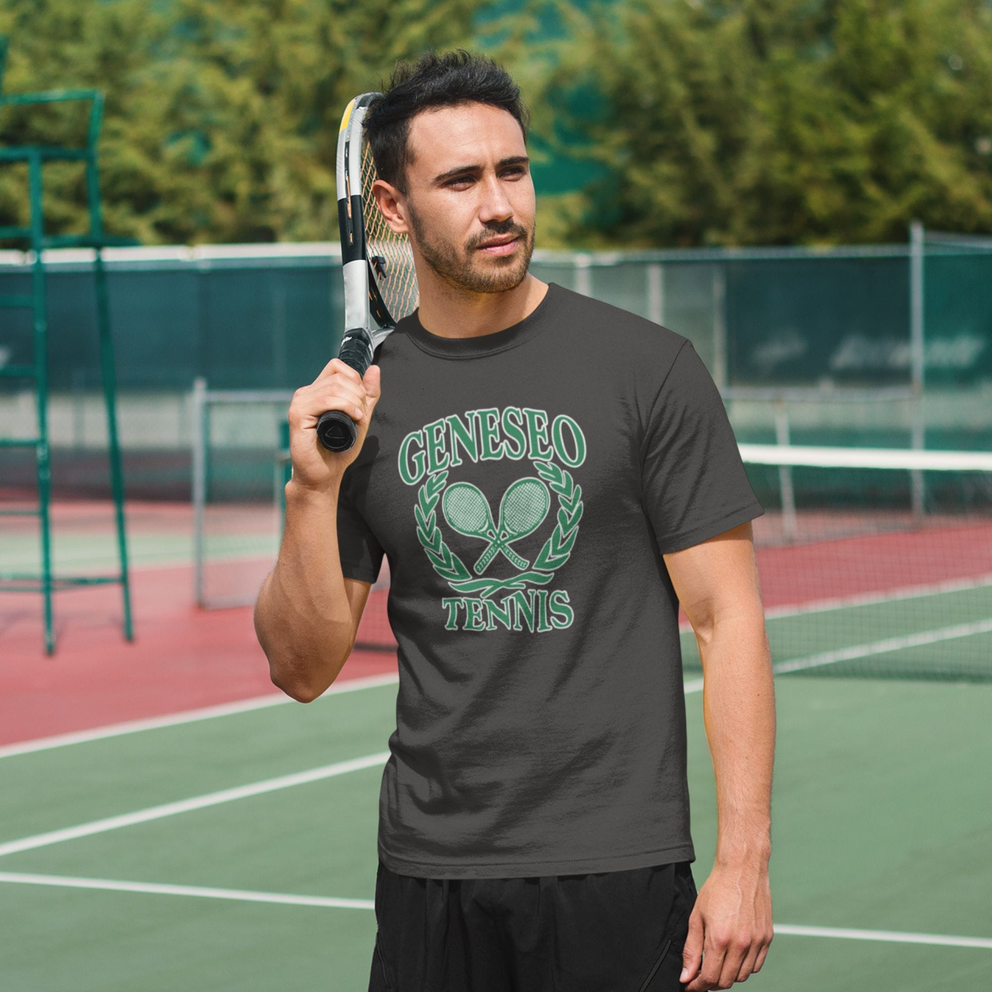 Geneseo Tennis | GTN7 (White, Kelly) | Unisex Tee