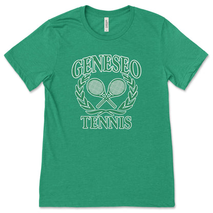 Geneseo Tennis | GTN7 (White, Kelly) | Unisex Tee