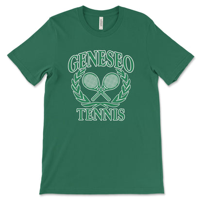 Geneseo Tennis | GTN7 (White, Kelly) | Unisex Tee