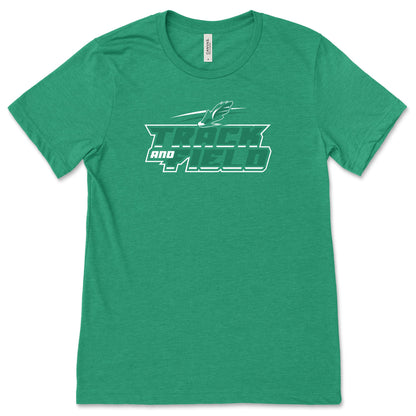 Geneseo Track & Field | GTXC5 (White, Kelly) | Unisex Tee