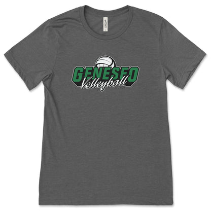 Geneseo Volleyball | GV1 (White, Black, Kelly) | Unisex Tee